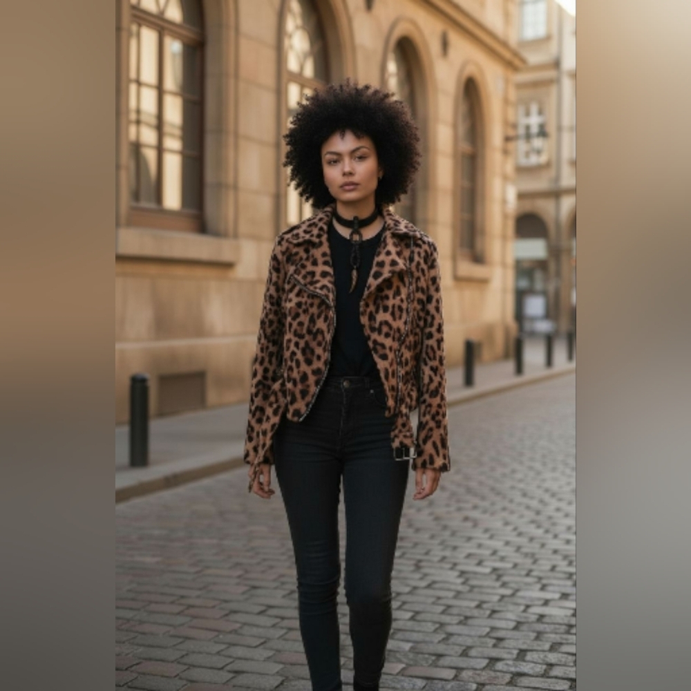 Leopard Print Women's Jacket